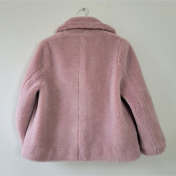 Stand Studio Donna Rosa Teddy Coat Blush Pink XXS 34 00 - Picture 3 of 9